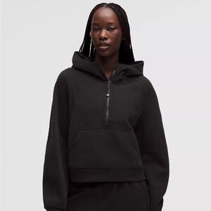 Lululemon Scuba Oversized Half-Zip Hoodie Black